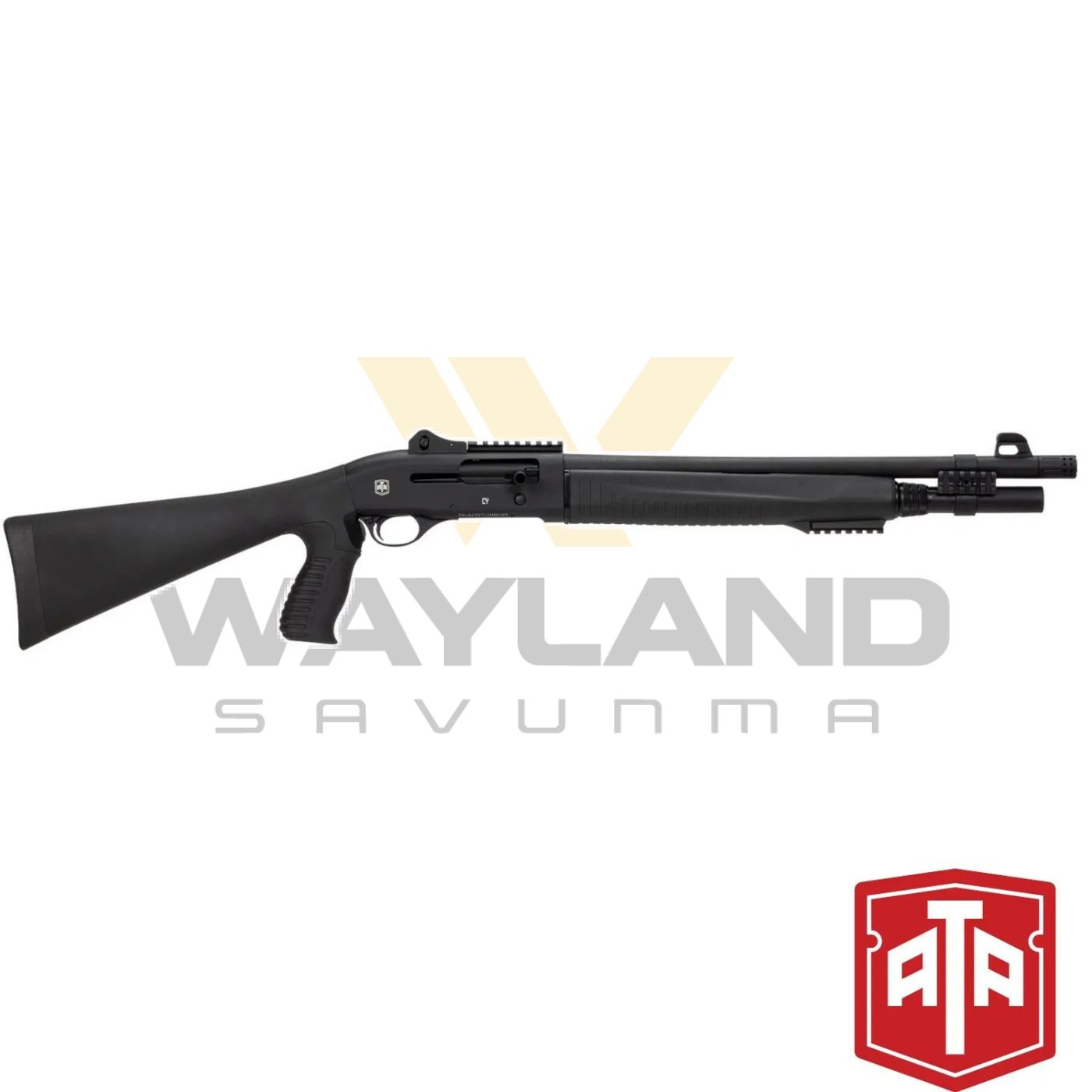 ATA ARMS CY TAKTİK SİYAH 12 CAL 47 CM YİVSİZ AV TÜFEĞİ görseli 3