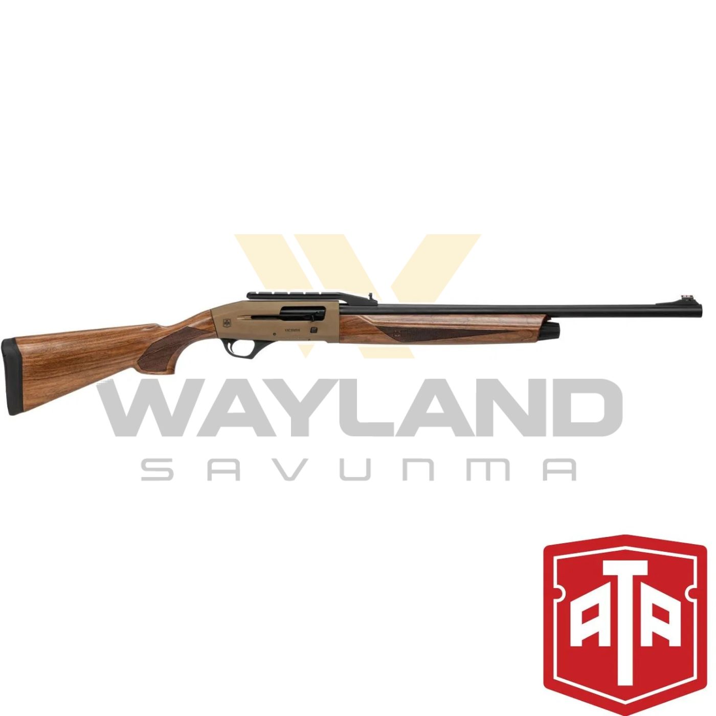 ATA ARMS VENZA AĞAÇ CANTI BRONZ 61CM 12CAL YİVSİZ AV TÜFEĞİ görseli 6