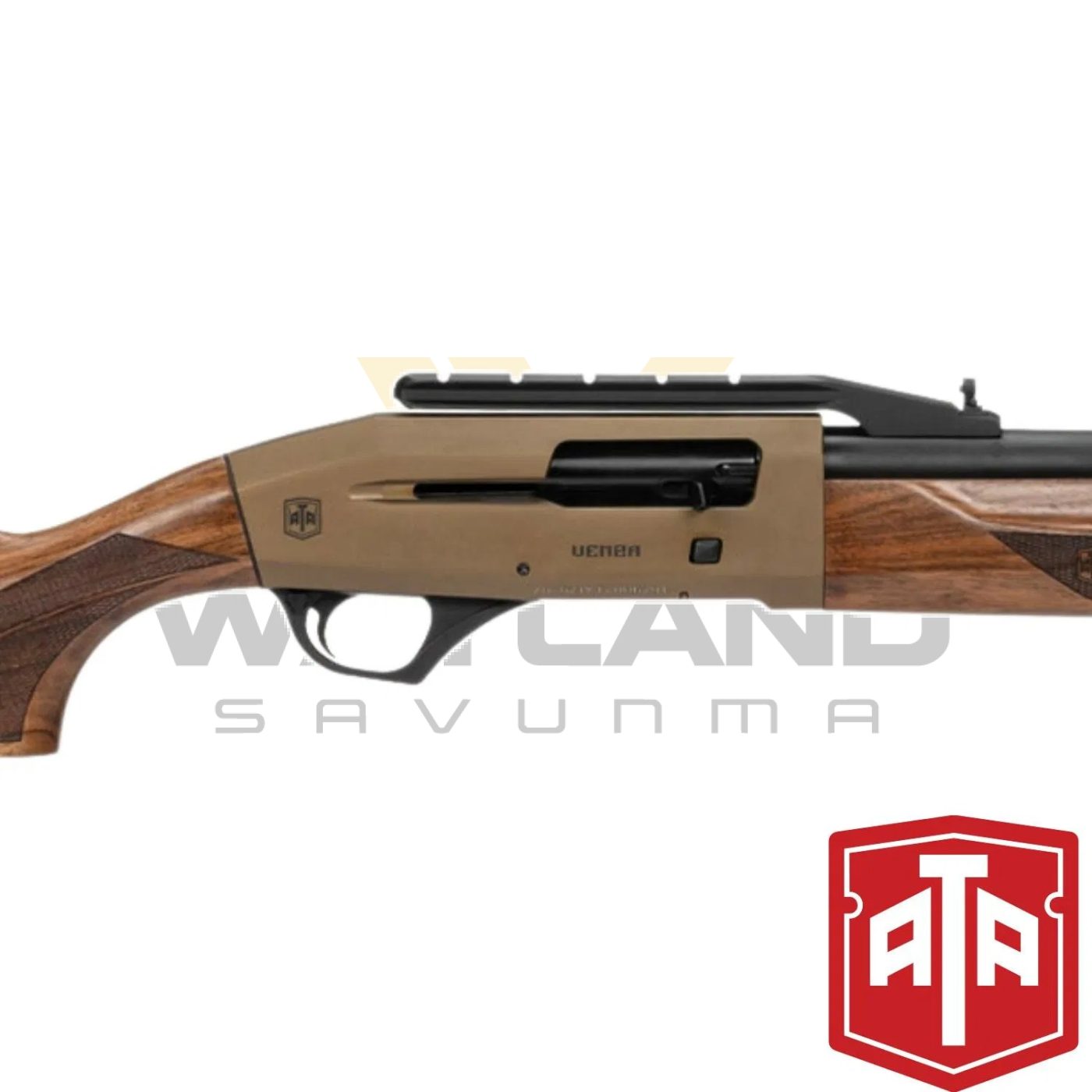 ATA ARMS VENZA AĞAÇ CANTI BRONZ 61CM 12CAL YİVSİZ AV TÜFEĞİ görseli 3