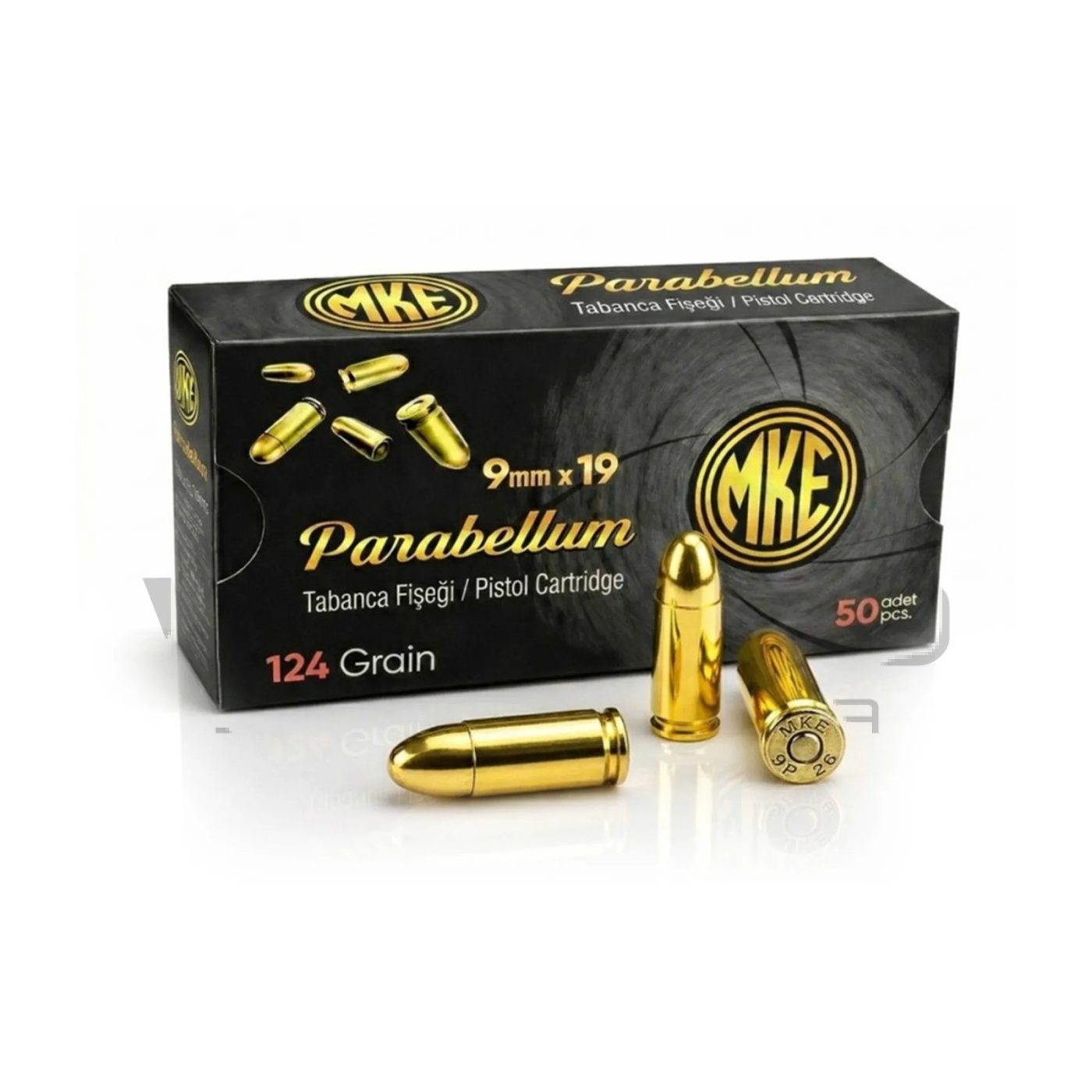 MKE 9x19mm Parabellum Tabanca Mermisi