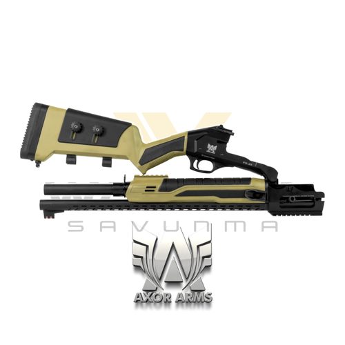 Axor Arms FS-PRO + Çöl Siyah Kırma Katlanabilir Otomatik Av Tüfeği