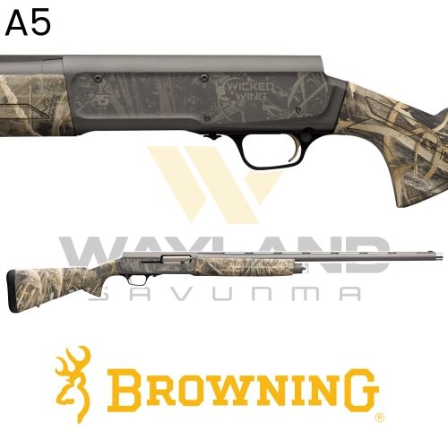 Browning A5 Wicked Wing Camo Max5 Yarı Otomatik Av Tüfeği ikinci görünüm