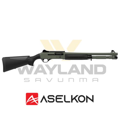 Aselkon S4 Nato Green Sabit Dipçik Hybrid Av Tüfeği