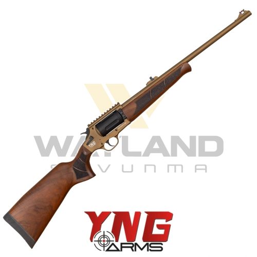 YNG Arms Bronz Ahşap 36 Kalibre Revolver Toplu Tüfek