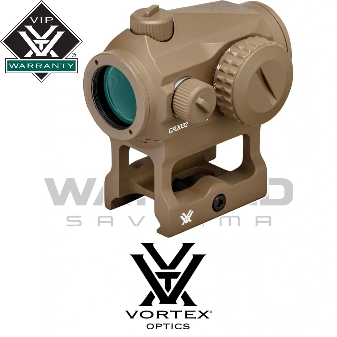 Vortex Crossfire Tan FDE 2 MOA Red Dot görseli 4