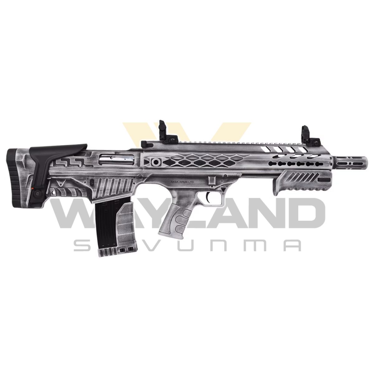 Aksa Crossfire Gri Eskitme T12 Bullpup Çift Sistem Av Tüfeği