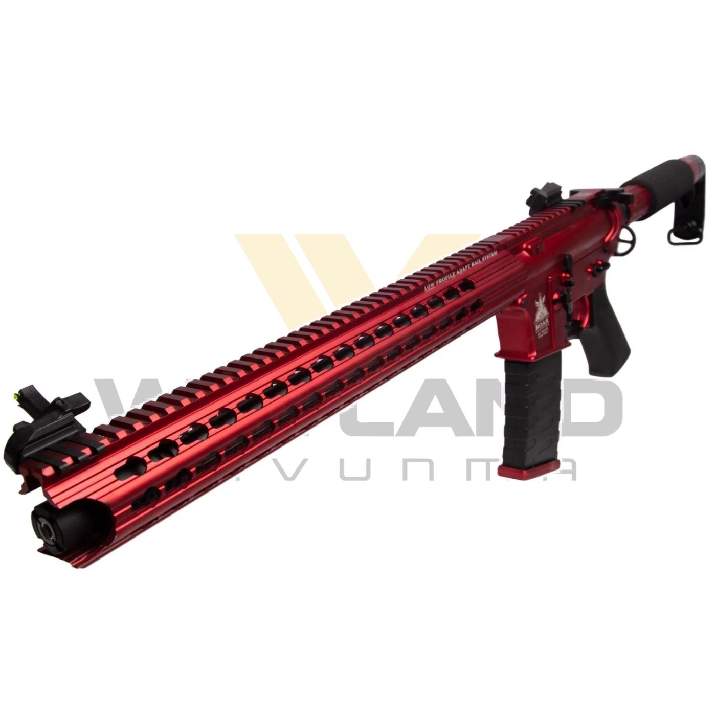 APS ASR119X Demolition BOAR DEFENCE EBB Black & Red Airsoft Tüfek görseli 4