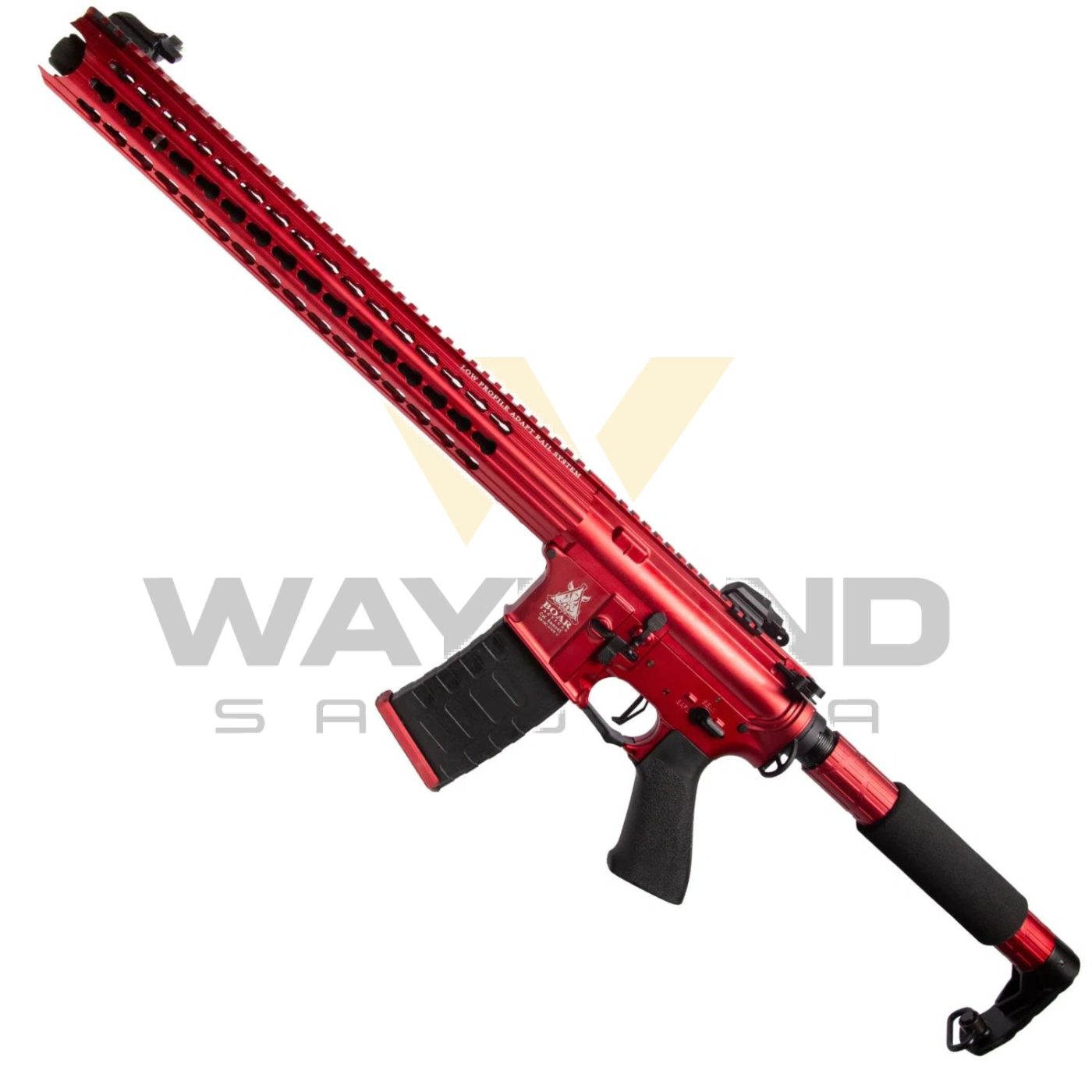 APS ASR119X Demolition BOAR DEFENCE EBB Black & Red Airsoft Tüfek görseli 8