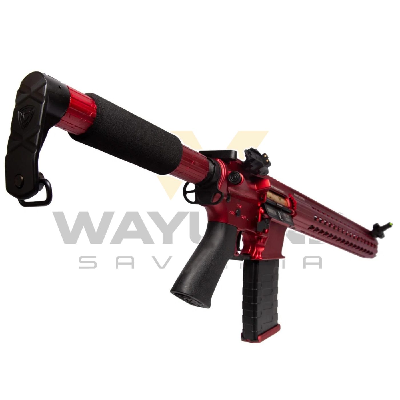 APS ASR119X Demolition BOAR DEFENCE EBB Black & Red Airsoft Tüfek görseli 5