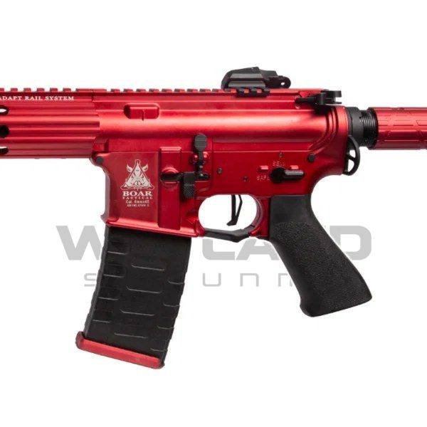 APS ASR119X Demolition BOAR DEFENCE EBB Black & Red Airsoft Tüfek görseli 10