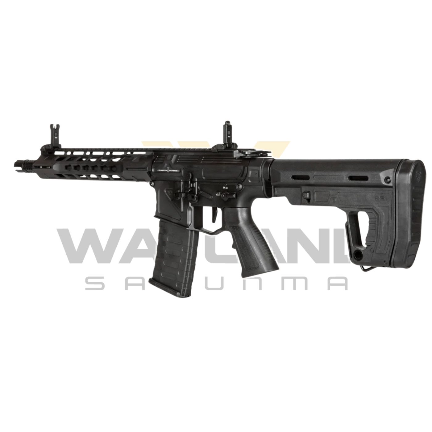 APS PER701 Phantom Extremis EMK1 Carbine Airsoft Tüfek SIYAH SDU2.0 e-Silver Edge PER701 ikinci görünüm