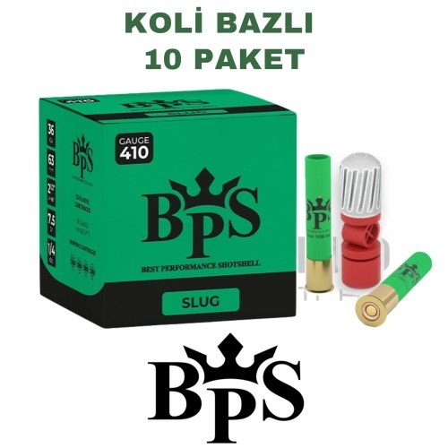 Bps 36 Cal Slug Tek Kurşun - Koli Bazlı Av Fişekleri 250 Adet