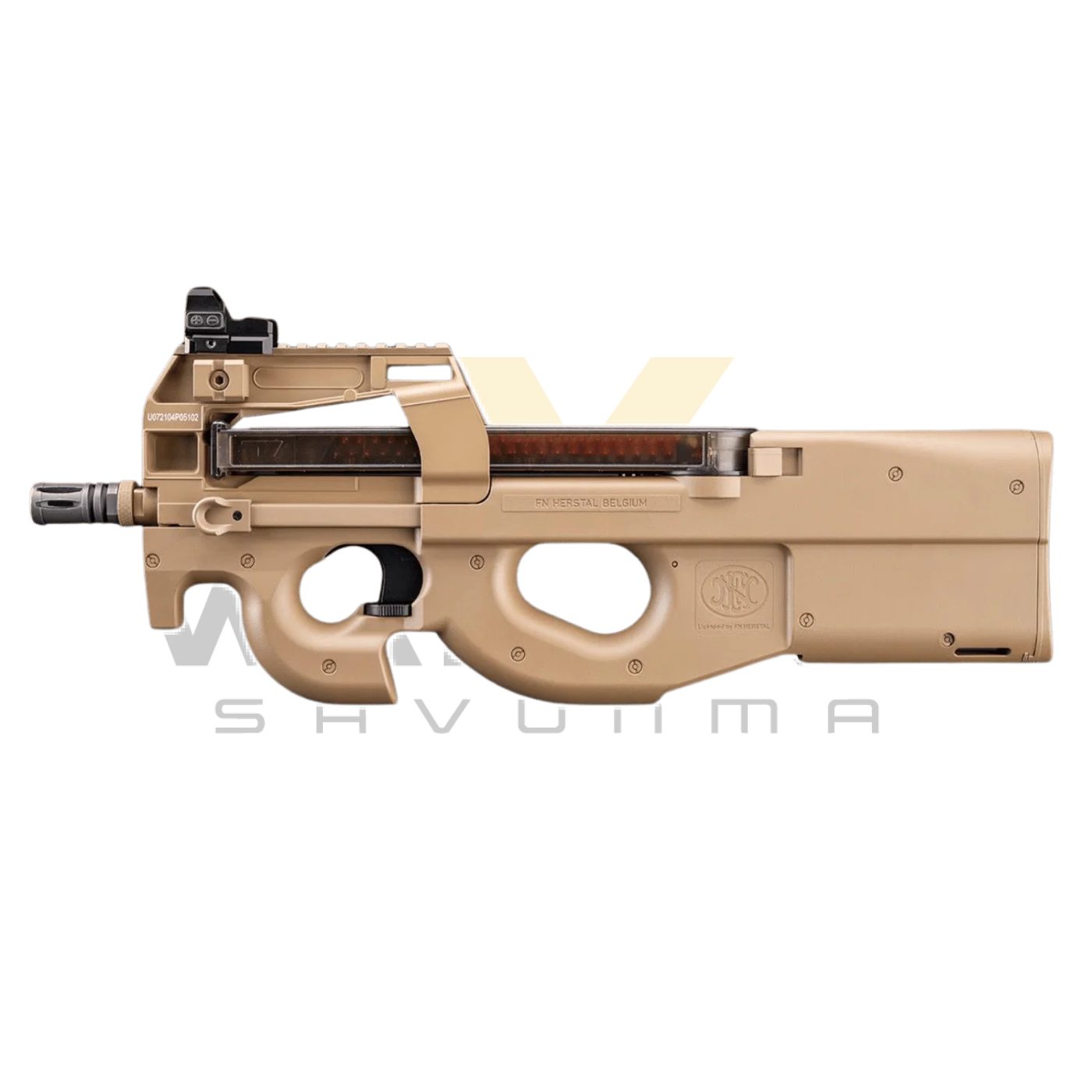 CYBERGUN FN P90® TAN Full Size Metal Gearbox Airsoft AEG Tüfek görseli 4