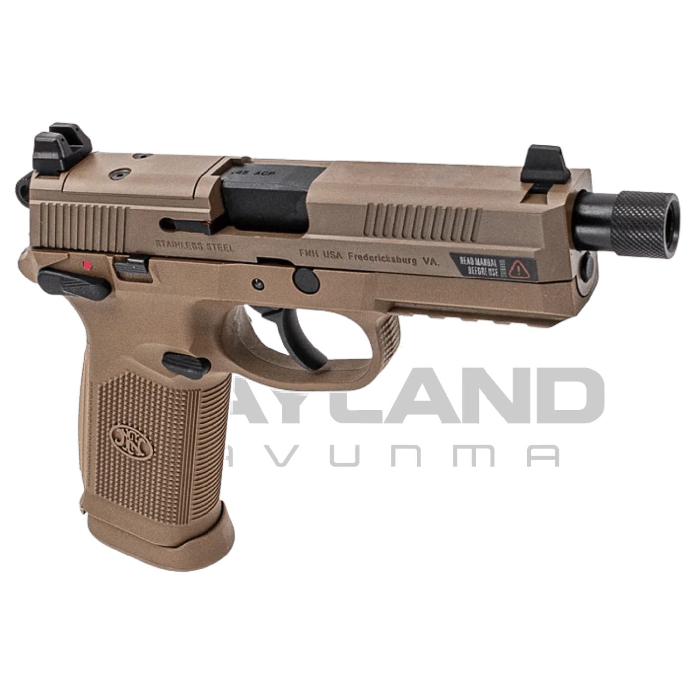 Cybergun VFC FNX-45 Tactical GBB Airsoft Tabanca Tan - CB3-FNX-TN01 görseli 3