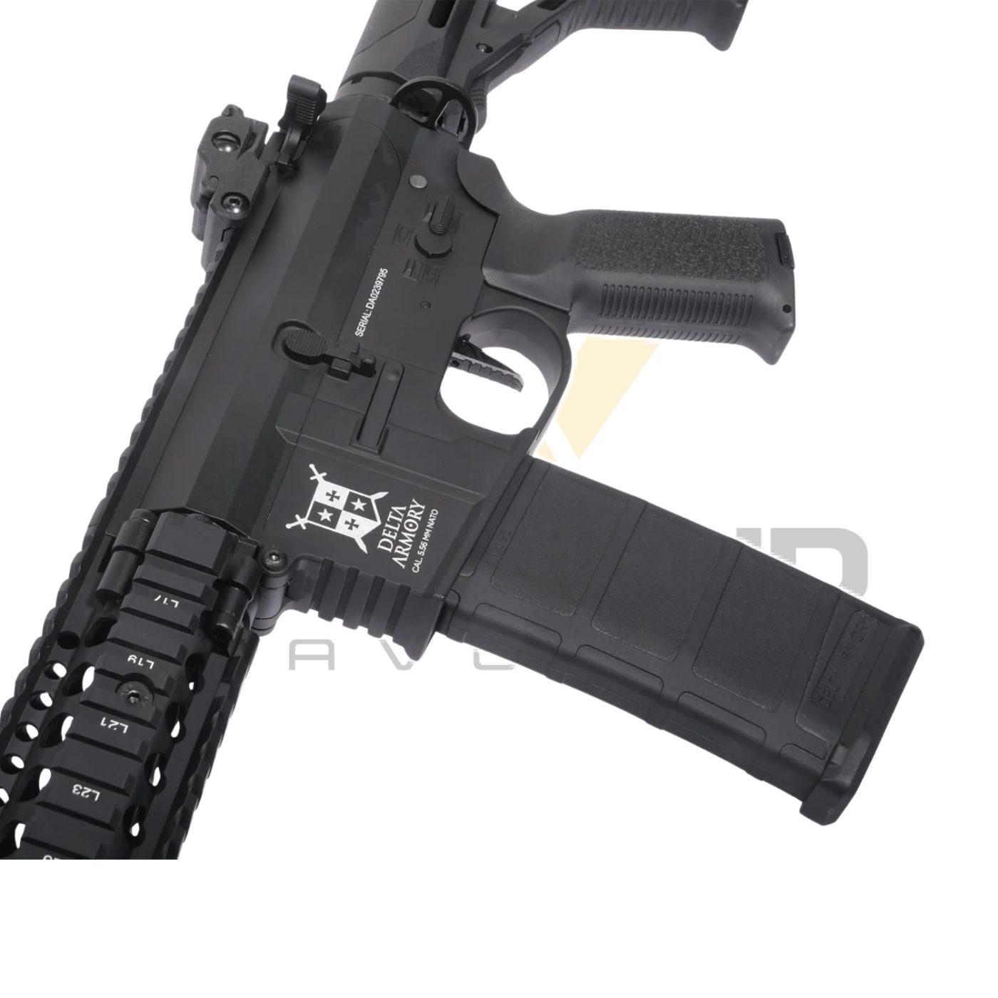 Delta Armory AR15 MK18 Alpha EAGLE SIYAH Airsoft Tüfek ikinci görünüm