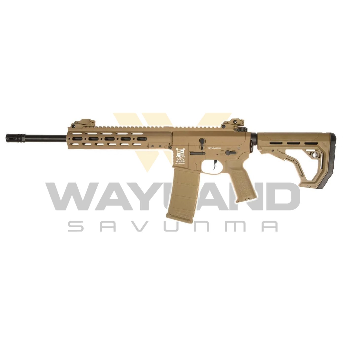 Delta Armory AR15 TEMPEST 1 FULL TAN Alpha Eagle Airsoft Tüfek DA-A19-FT-EGL görseli 6