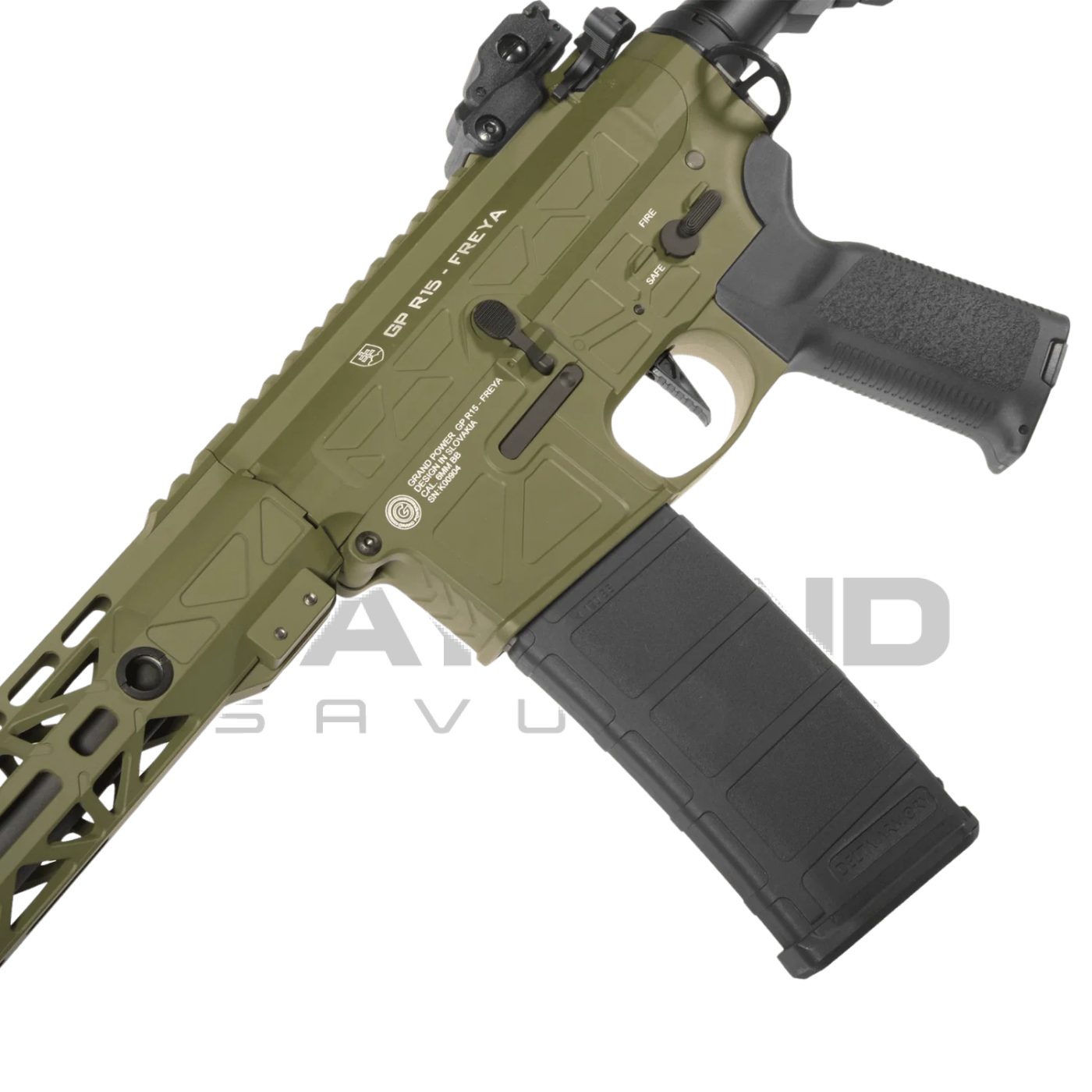 Delta Armory FREYA R15 M-LOK 14'' DMR Gen.2 HAKİ Airsoft Tüfek (FULL CNC+ETU) ikinci görünüm