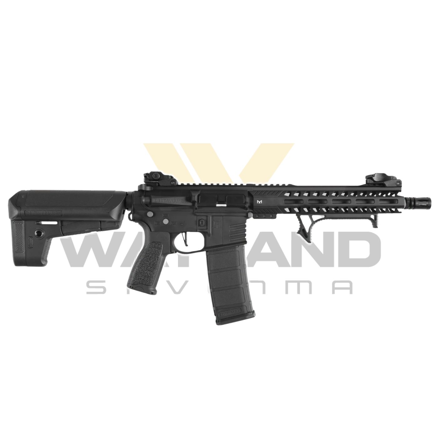 Delta Armory M4 AR15 10inch MLOK ALPHA Siyah AEG Airsoft Tüfek / Pil Şarj Setli ikinci görünüm