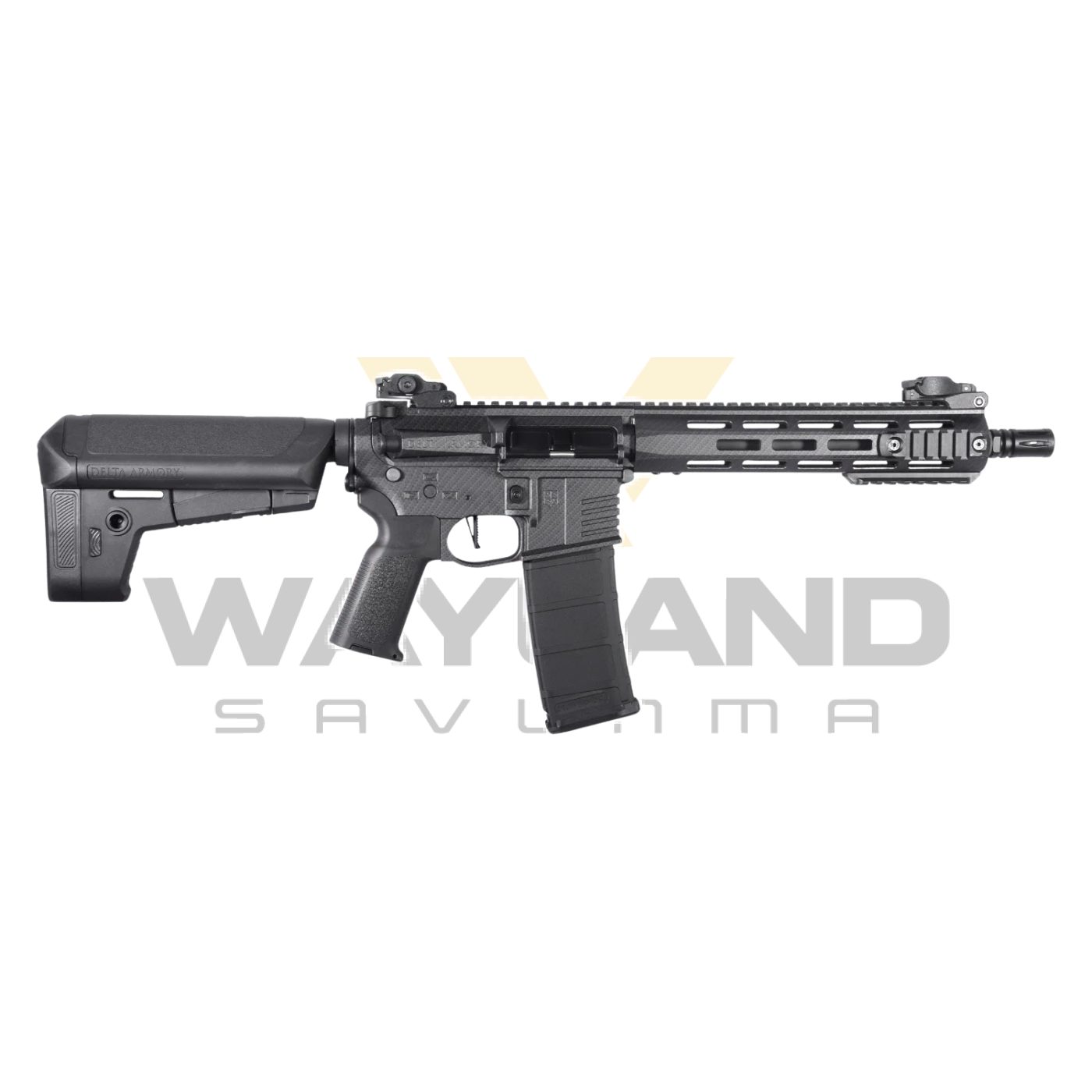 Delta Armory M4 AR15 M-LOK SilentOps 10'' Charlie CARBON Airsoft Tüfek SET ikinci görünüm