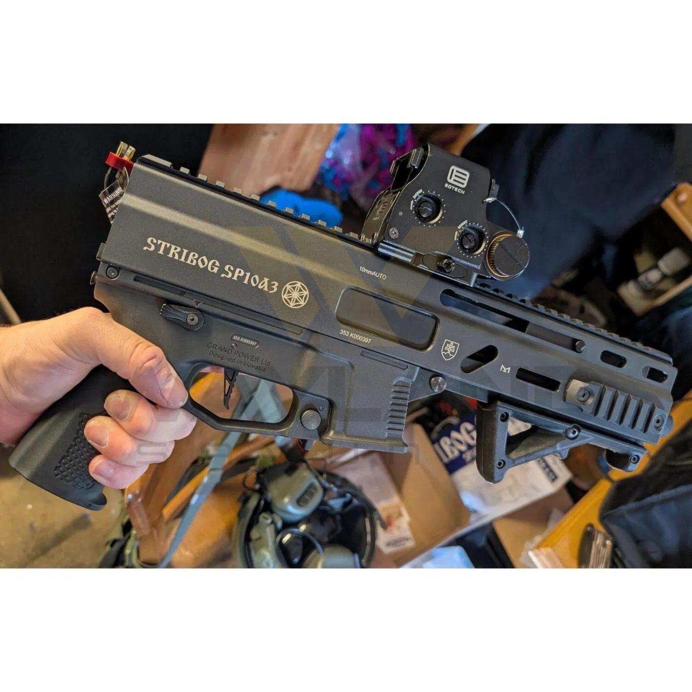 Delta Armory STRIBOG SP10A3 Siyah UPGRADE Charlie Airsoft Tufek & Dipçik Setli görseli 3