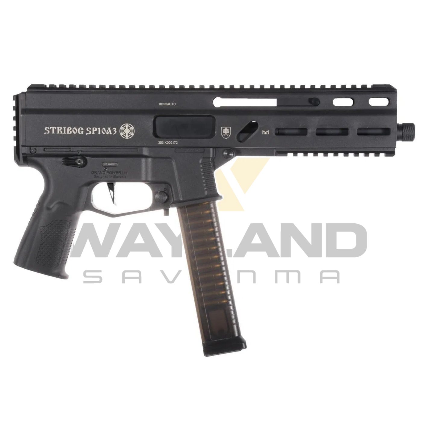 Delta Armory STRIBOG SP10A3 Siyah UPGRADE Charlie Airsoft Tufek & Dipçik Setli ikinci görünüm