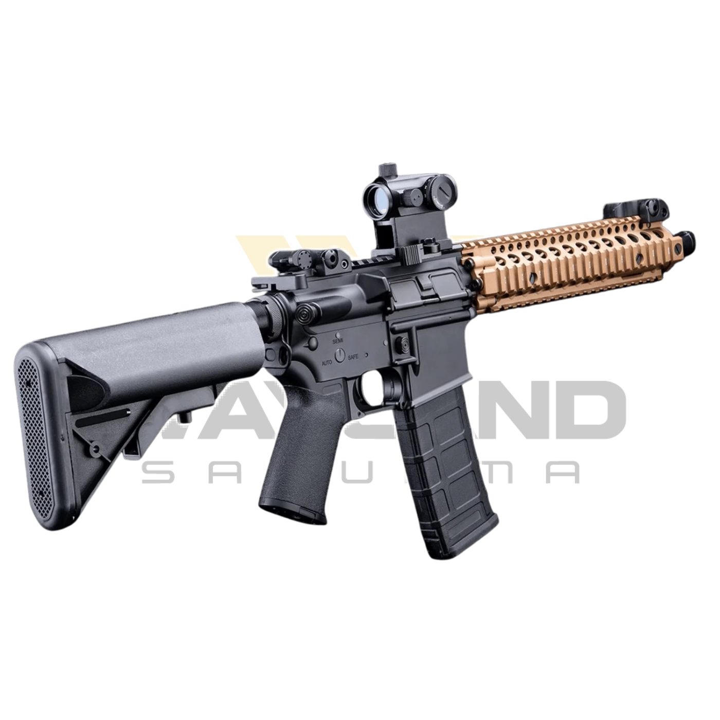 EMG CYMA Daniel Defense Lisanslı DDMK18 Black & Dark Earth Platinum QBS AEG Airsoft Tüfek ikinci görünüm