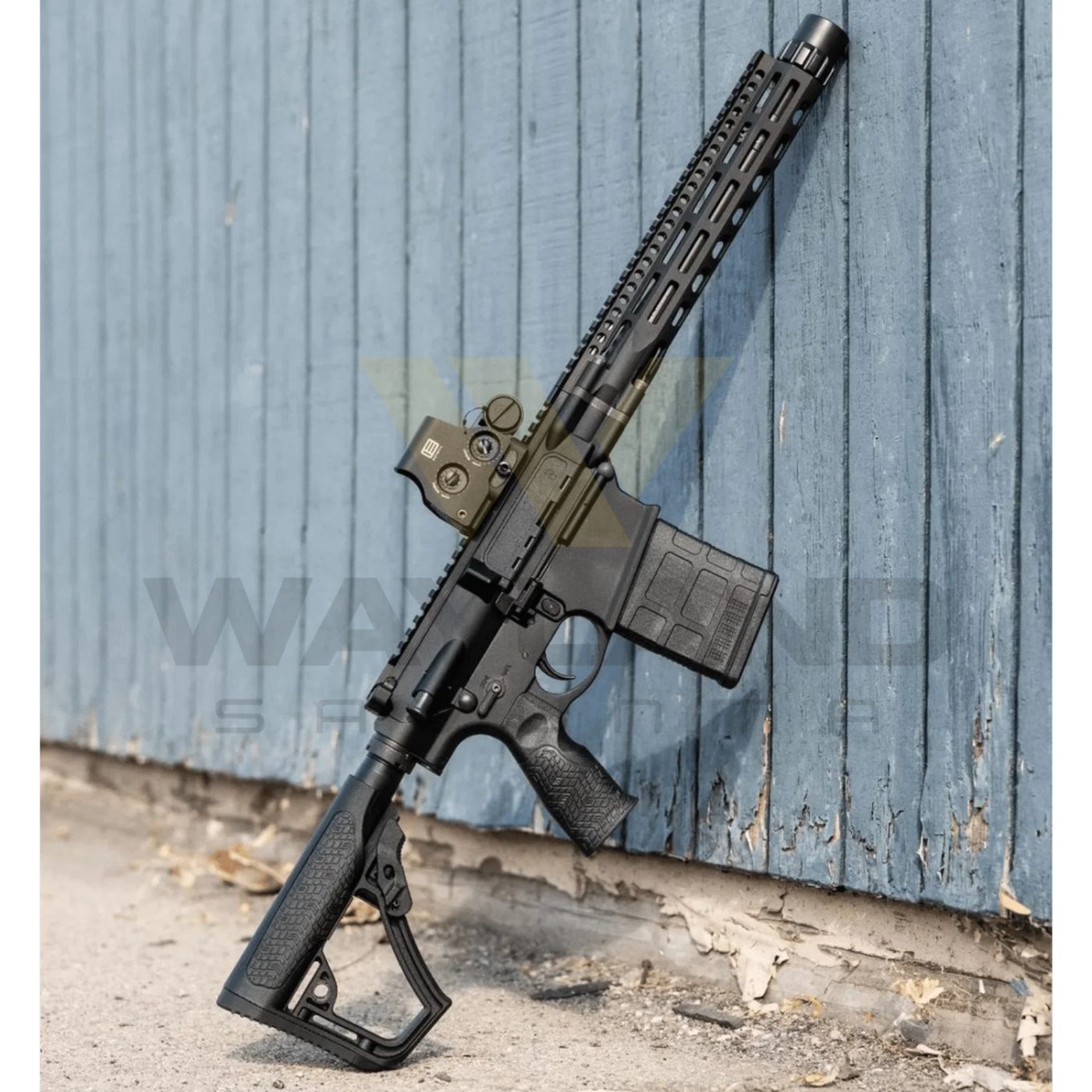 EMG Daniel Defense DD5 SIYAH SBR Airsoft AEG CYMA Platinum Gearbox & Kestrel V2 MOSFET ikinci görünüm