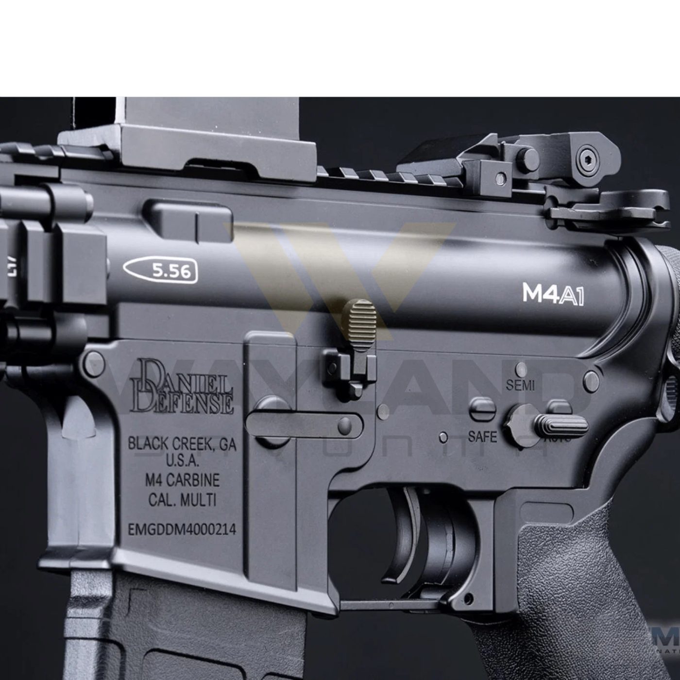 EMG Daniel Defense Lisanslı DDM4A1 Block II 12'' SIYAH Airsoft Tüfek Platinum QBS 400FPS ikinci görünüm