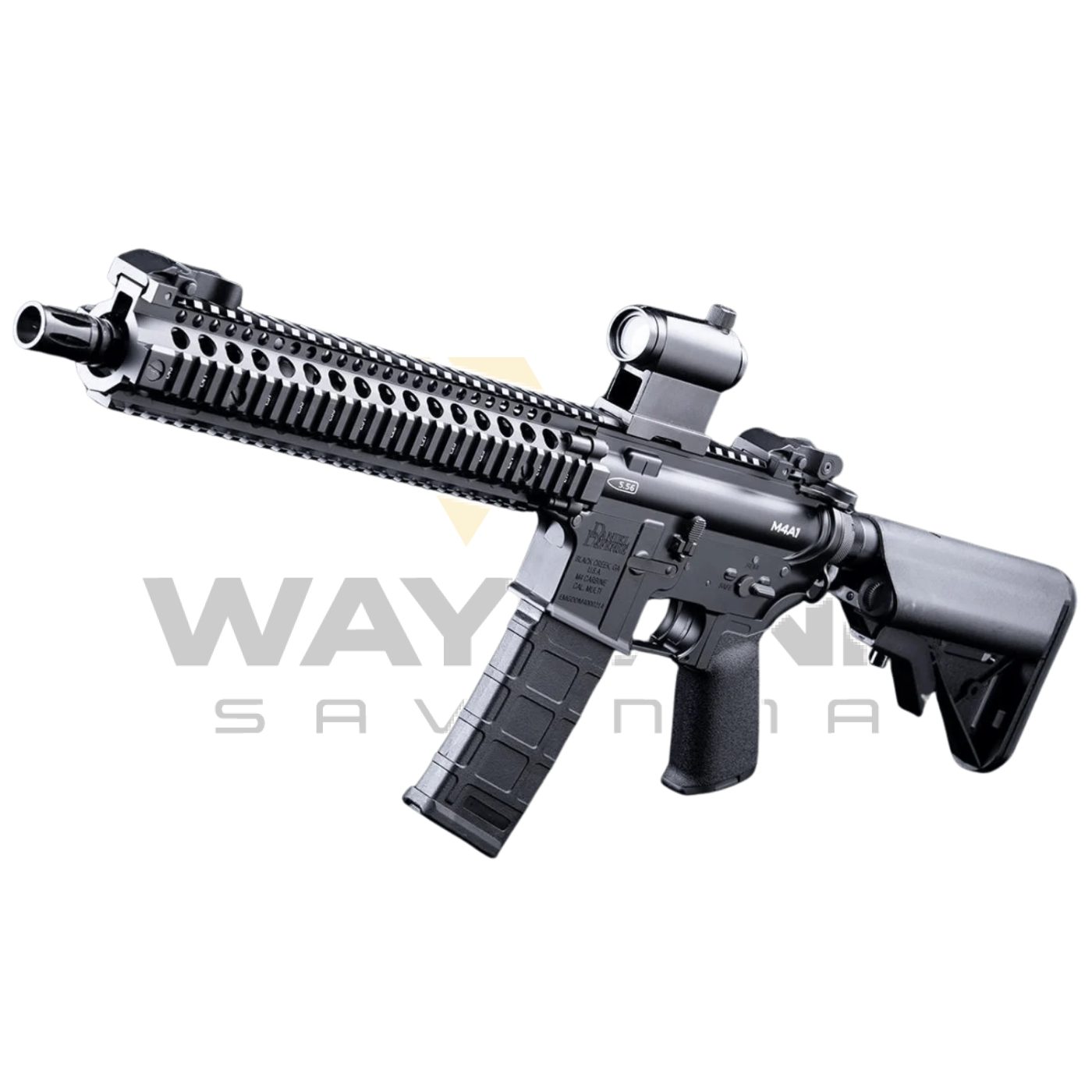 EMG Daniel Defense Lisanslı DDM4A1 Block II 12'' SIYAH Airsoft Tüfek Platinum QBS 400FPS görseli 4