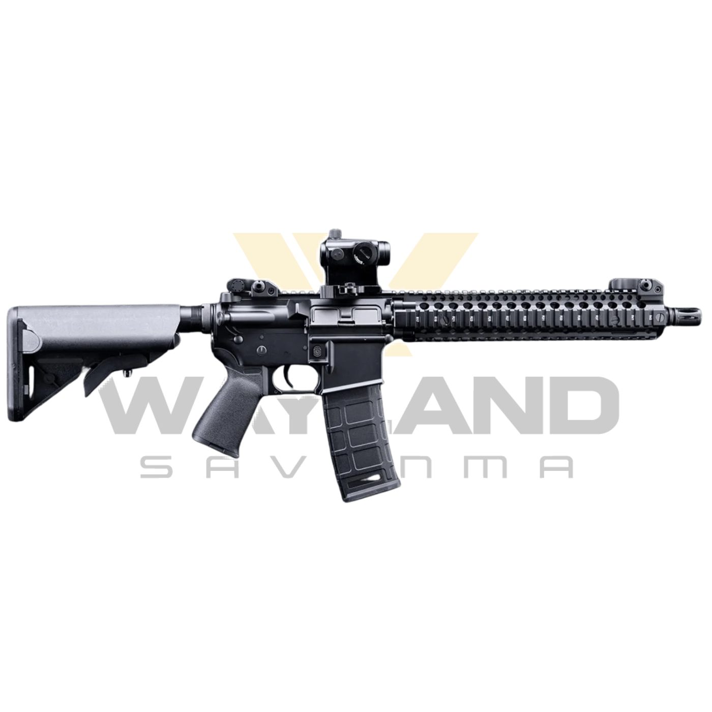 EMG Daniel Defense Lisanslı DDM4A1 Block II 12'' SIYAH Airsoft Tüfek Platinum QBS 400FPS