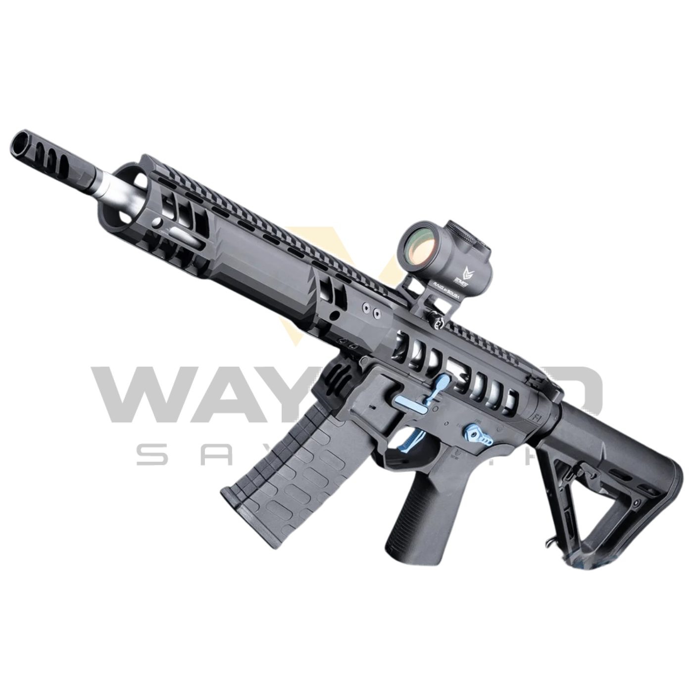 EMG F1 UDR-15 SIYAH/MAVI Skeletonized AR-15 eSilverEdge C7M M-LOK Handguard Airsoft AEG Tüfek (EMG-SC-BBL-3)