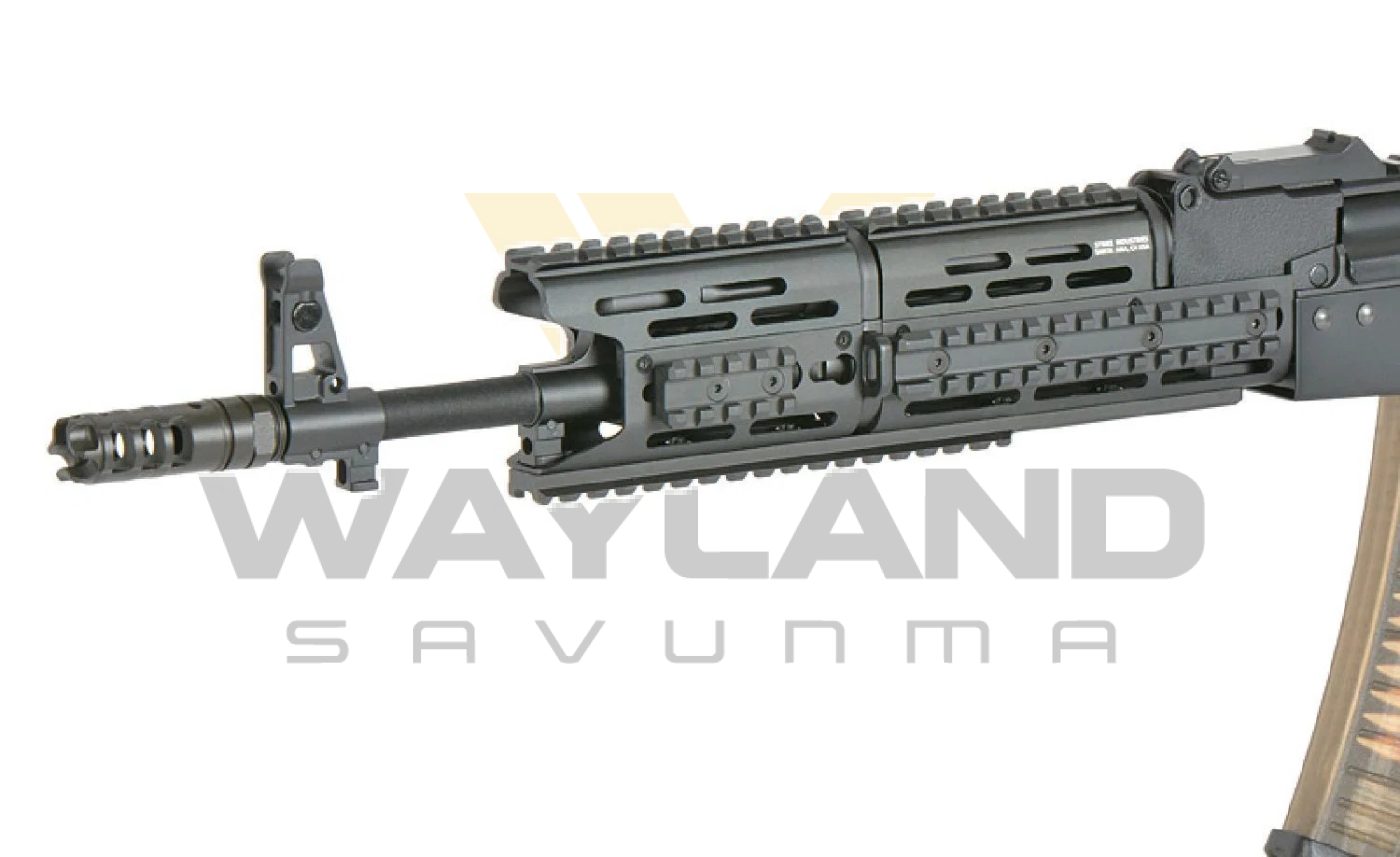 EMG Strike Industries AK-TRAX BLACK Airsoft Modern AK74 Eshooter ETU sistem görseli 3