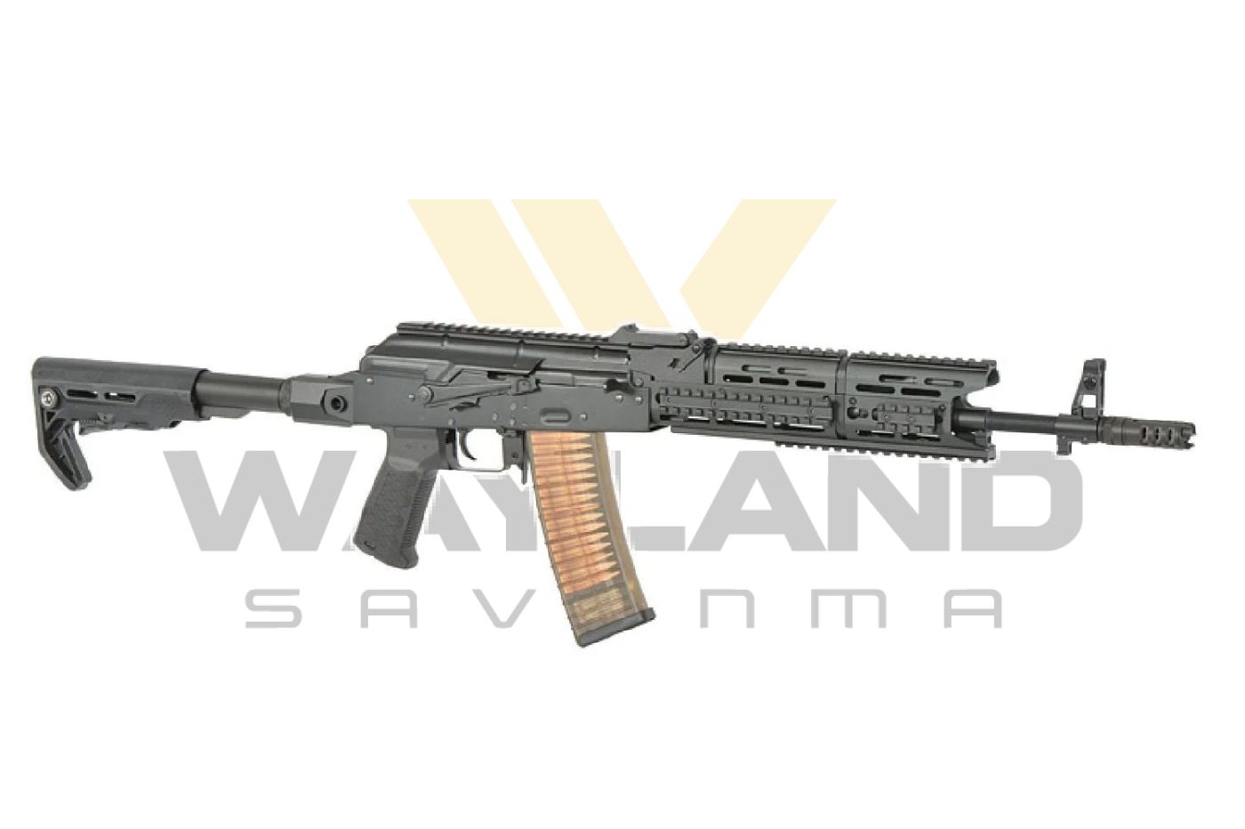 EMG Strike Industries AK-TRAX BLACK Airsoft Modern AK74 Eshooter ETU sistem görseli 6