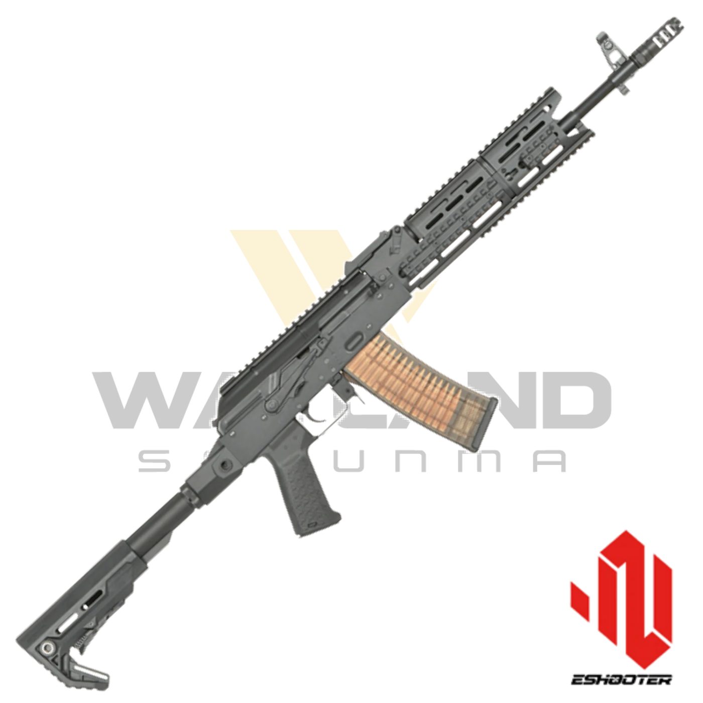 EMG Strike Industries AK-TRAX BLACK Airsoft Modern AK74 Eshooter ETU sistem
