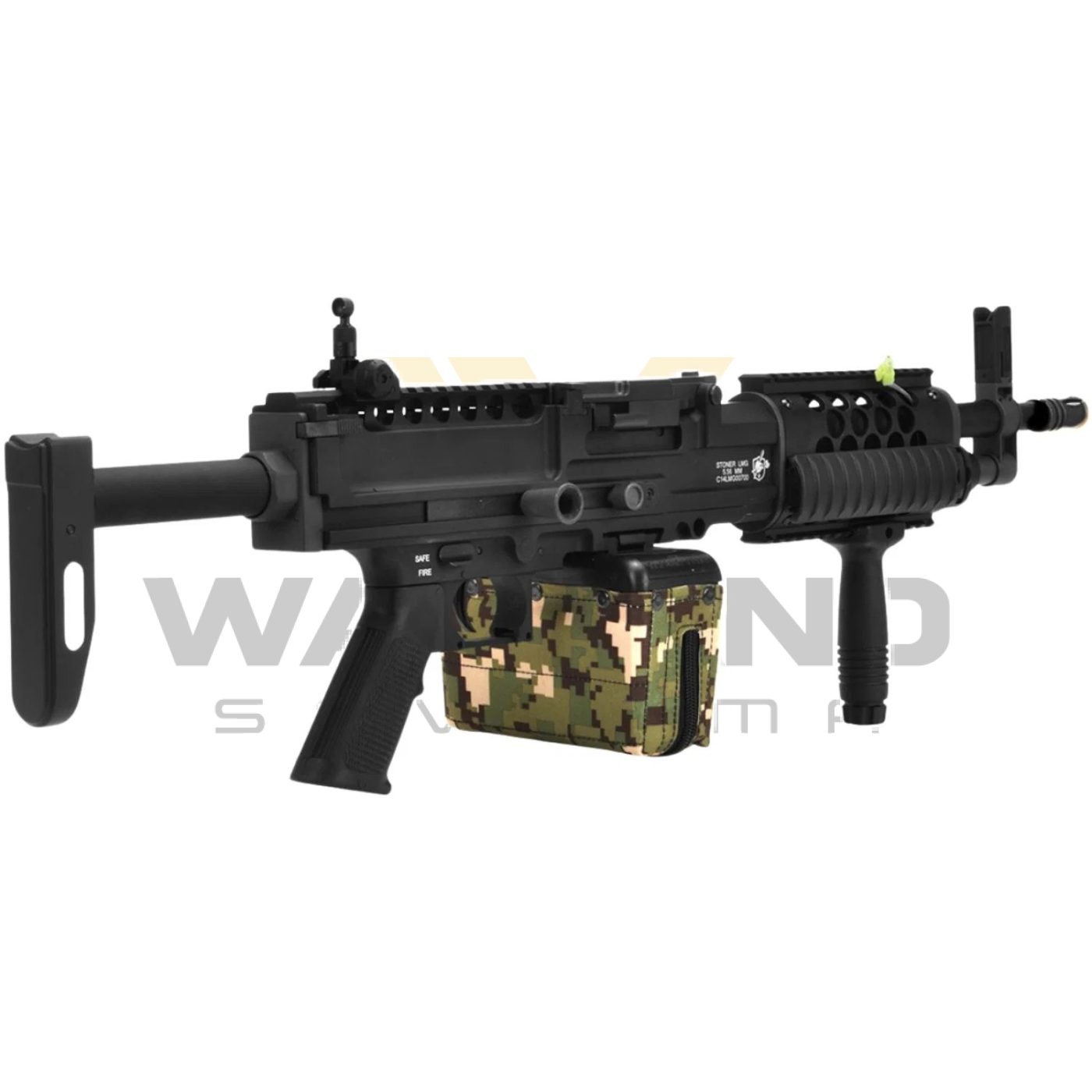 Knight's Armament Lisans KAC Stoner 96 FULL METAL LMG Light Machine Gun görseli 4