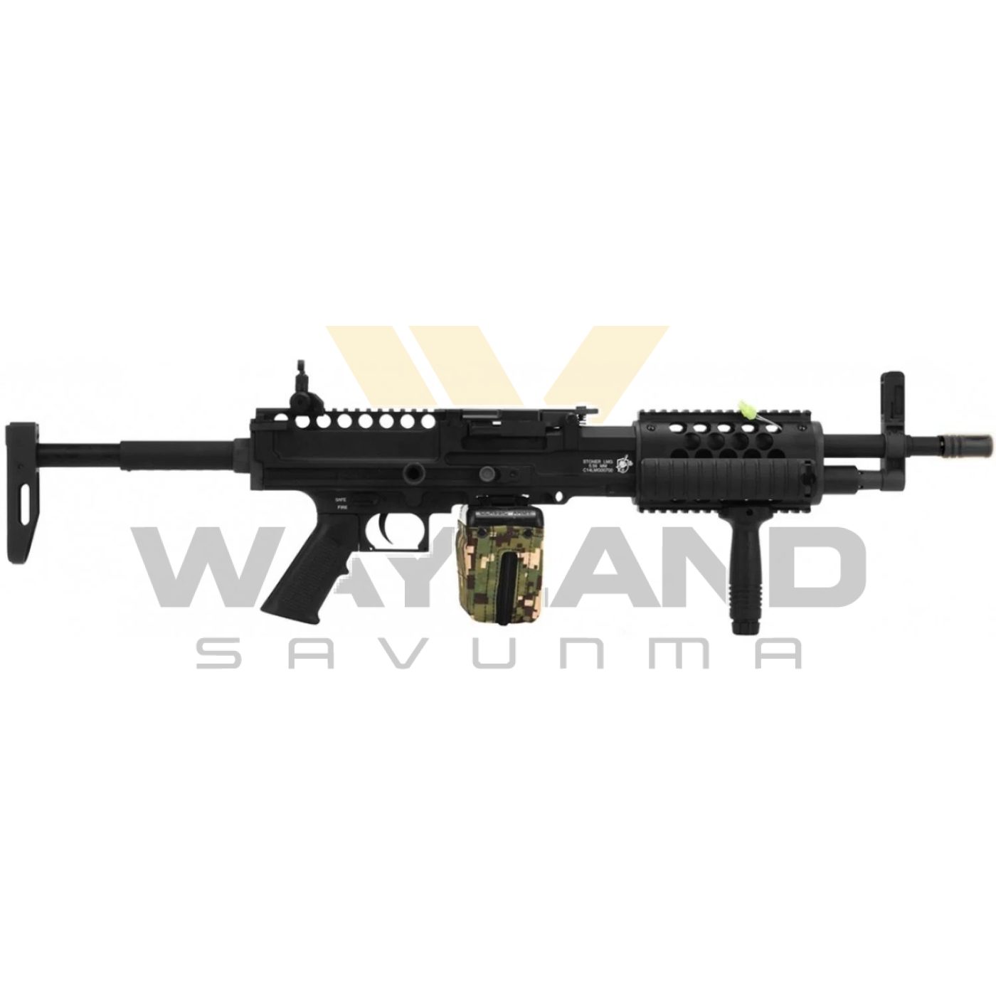Knight's Armament Lisans KAC Stoner 96 FULL METAL LMG Light Machine Gun görseli 5