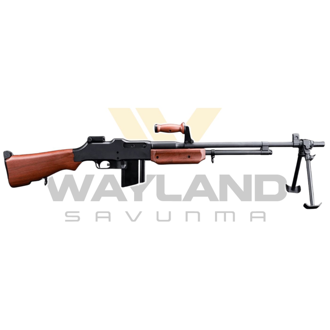S&T BAR M1918 A2 Full Size Full Metal Steel Bipod Airsoft AEG Tüfek görseli 4