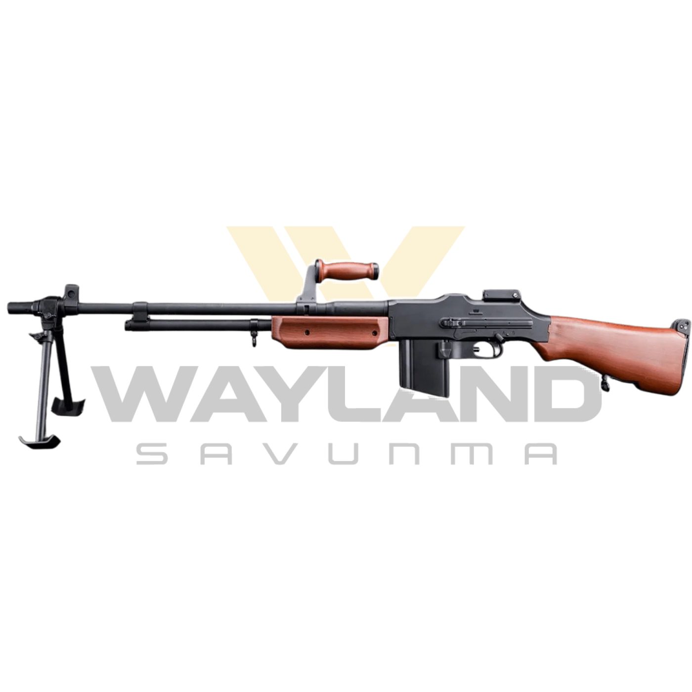 S&T BAR M1918 A2 Full Size Full Metal Steel Bipod Airsoft AEG Tüfek görseli 3