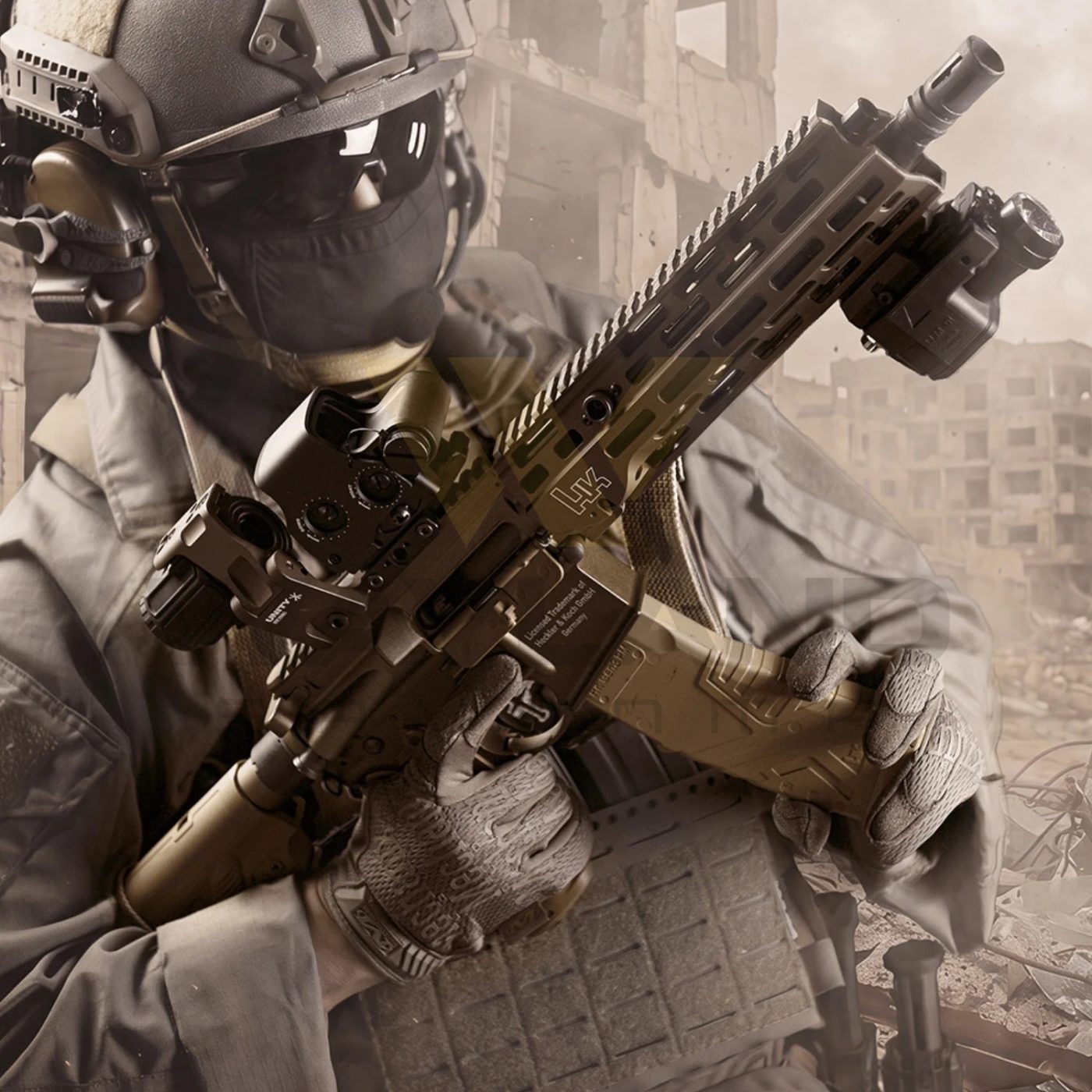VFC HK416A5 M-LOK EVO Tan GBB Airsoft Tüfek - VF2-LHK416A5-TN04 ikinci görünüm