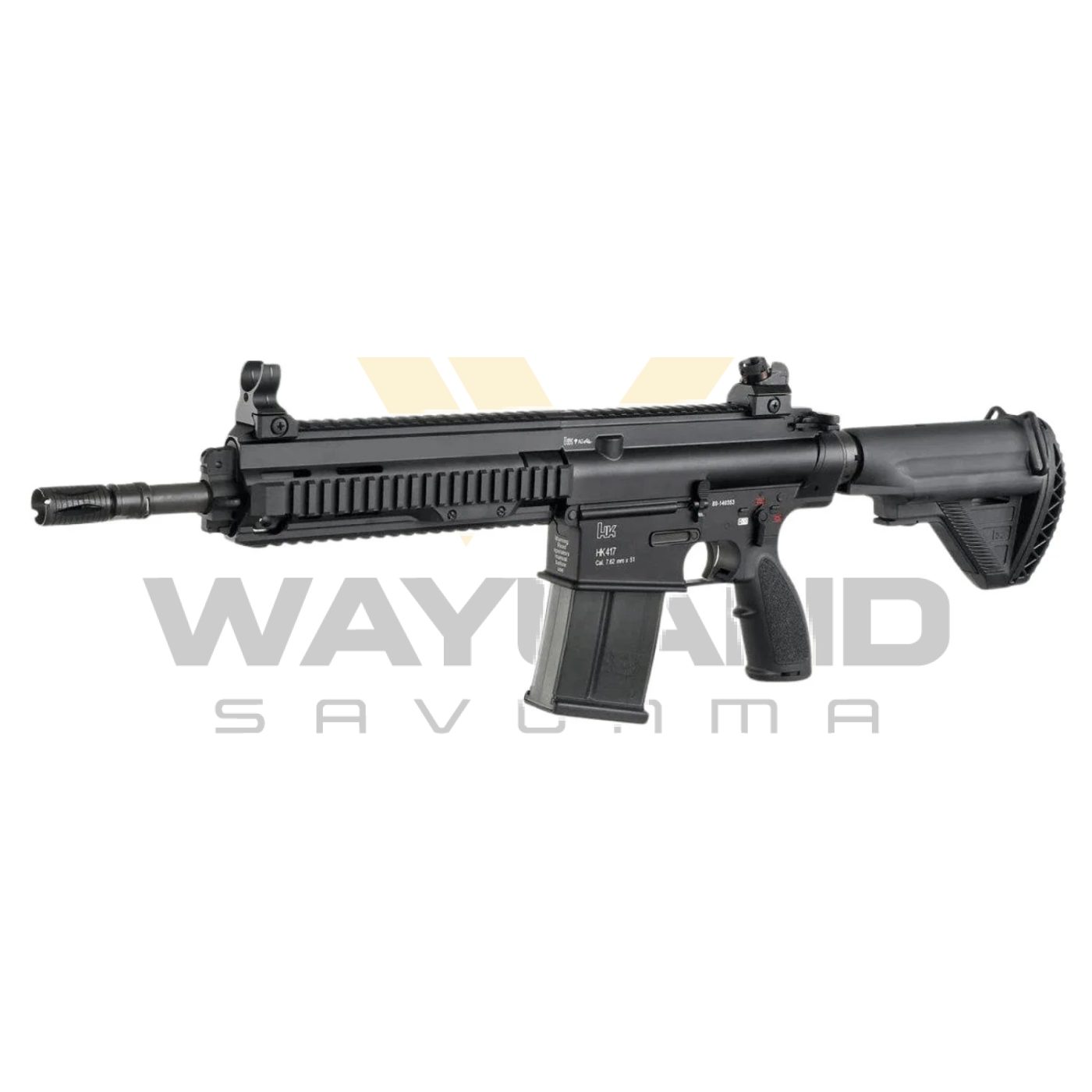 VFC HK417 Gen.2 13'' Assault Gas Blowback GBBR Airsoft Tüfek - Siyah görseli 5