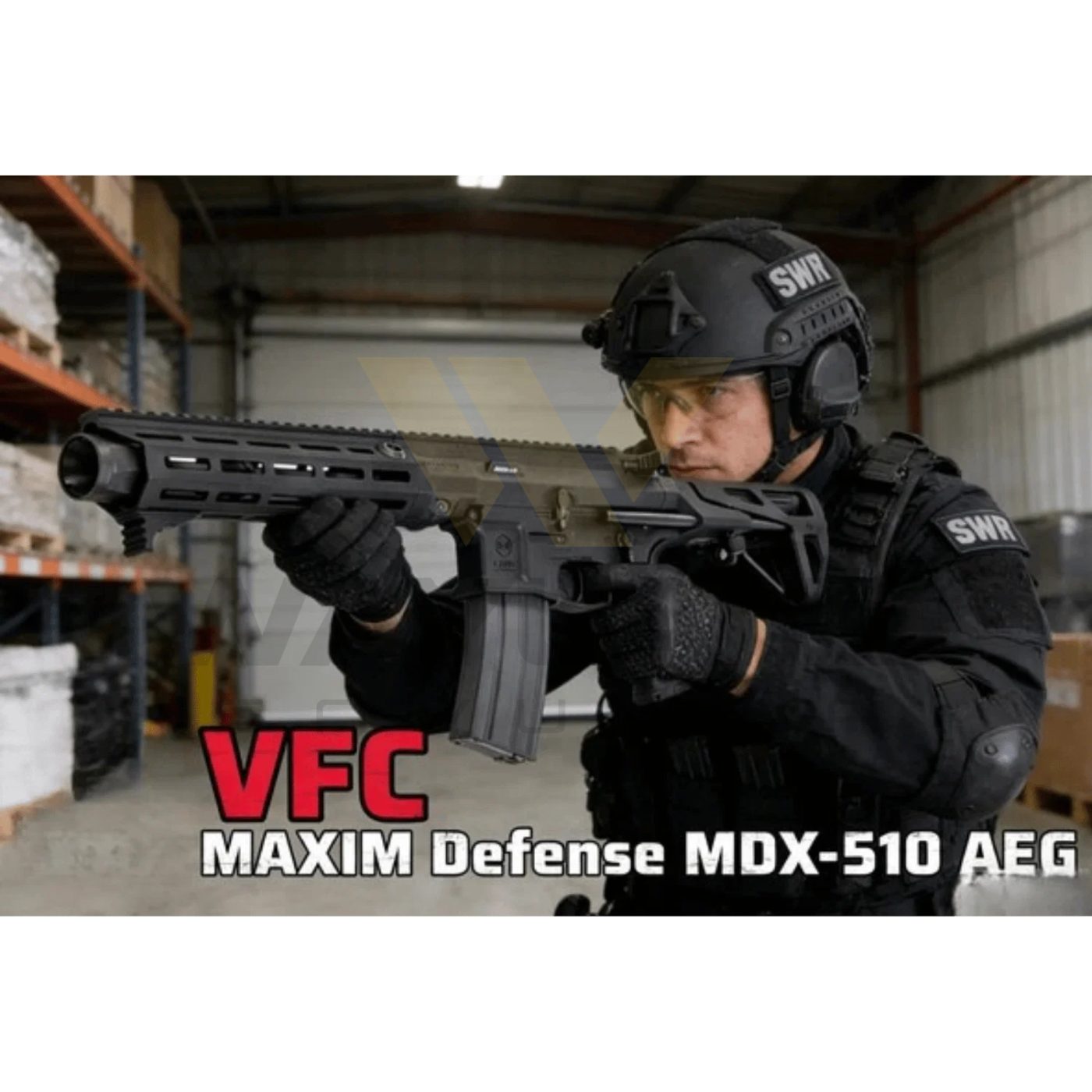 VFC MAXIM DEFENSE MDX-510 SIYAH AEG Airsoft Tüfek (GATE Aster) ikinci görünüm