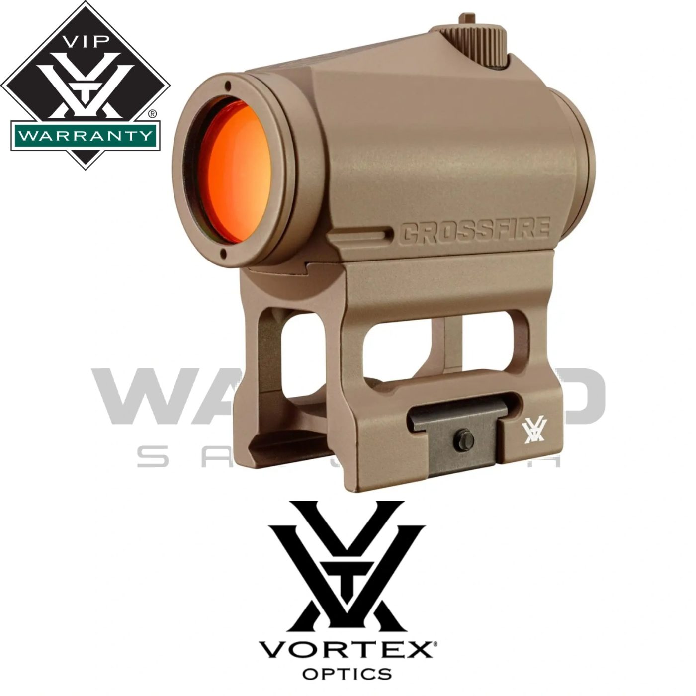 Vortex Crossfire Tan FDE 2 MOA Red Dot