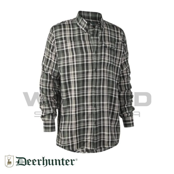DEERHUNTER Mateo Yeşil Kareli Gömlek 41/42