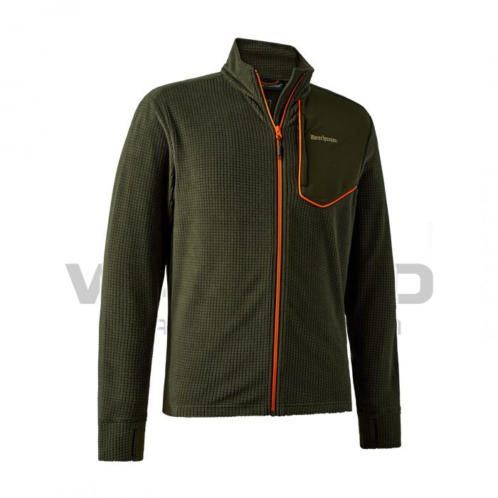 DEERHUNTER Chamois Fermuarlı Polar 361 Yeşil XL ikinci görünüm