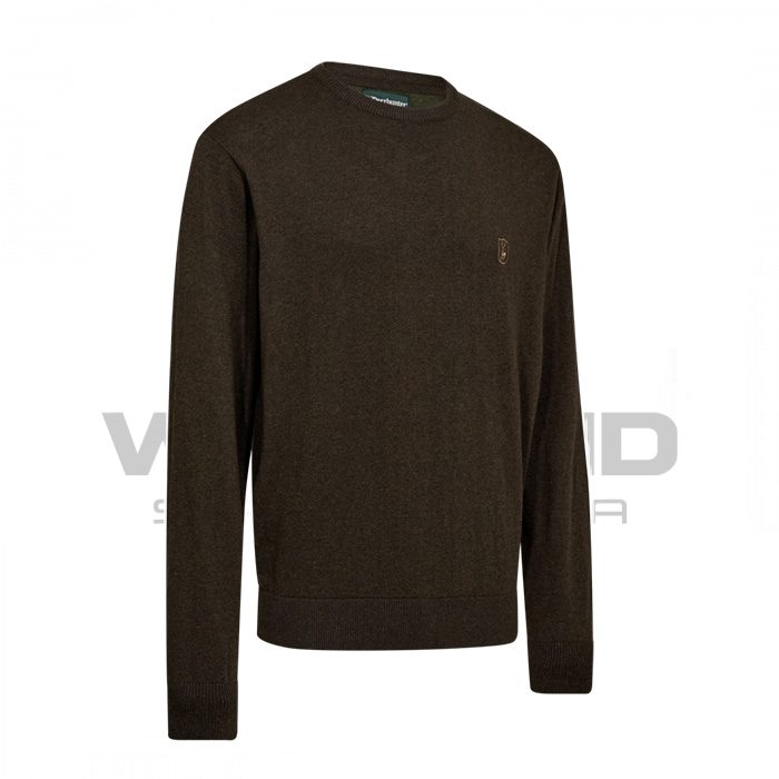 DEERHUNTER Harrington Kahverengi Yuvarlak Yaka Kazak L ikinci görünüm