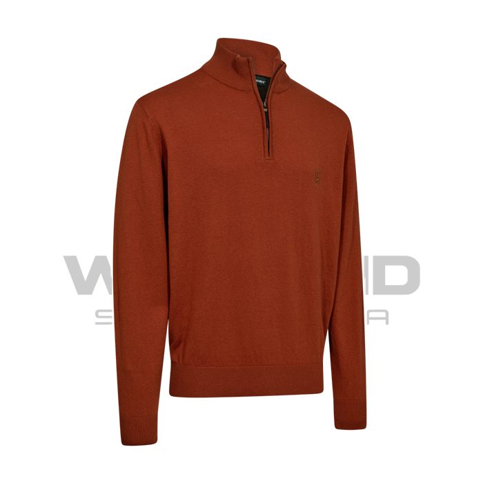 DEERHUNTER Harrington Fermuarlı Kahve Kazak XL ikinci görünüm