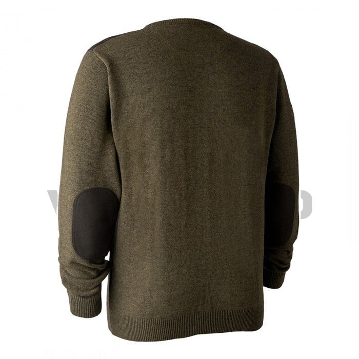 DEERHUNTER Sheffield Knit Yeşil Kazak 2XL görseli 3