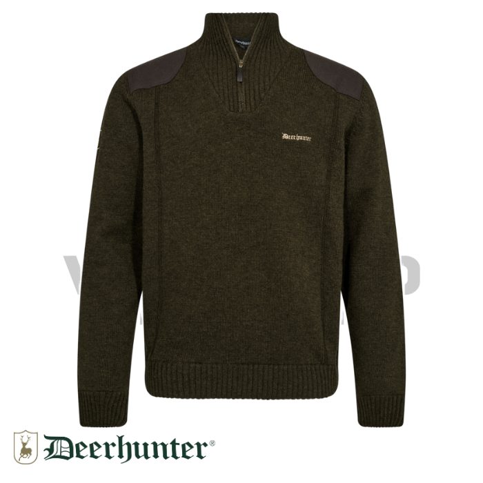 DEERHUNTER Finley Yarım Fermuarlı Kazak XL