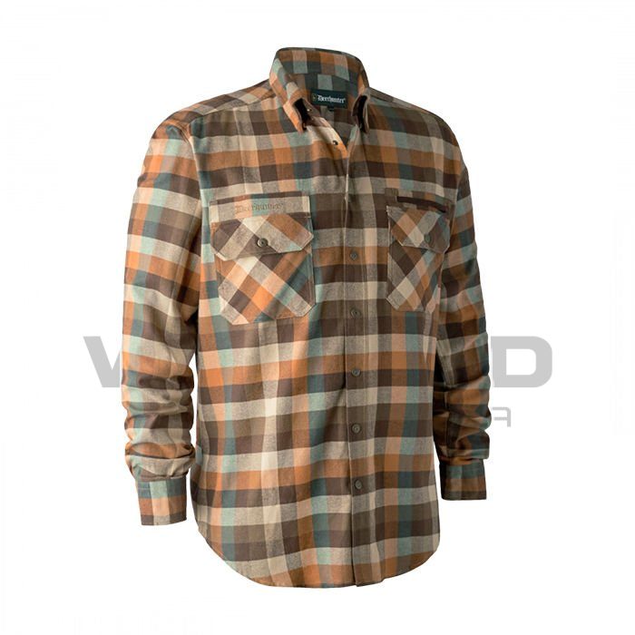 DEERHUNTER James Kahverengi Kareli Gömlek 39/40 görseli 2