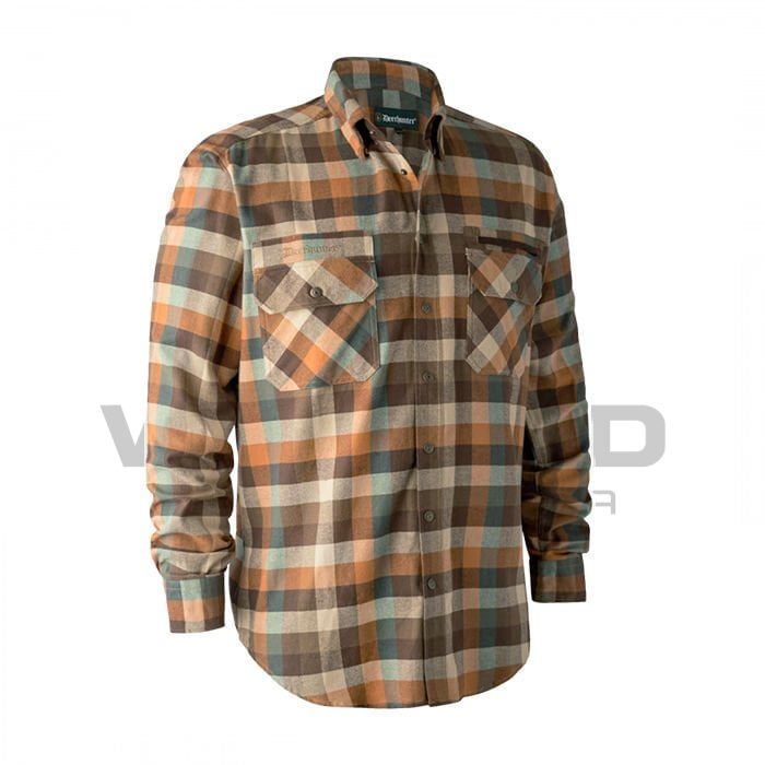 DEERHUNTER James Kahverengi Kareli Gömlek 43/44 görseli 2